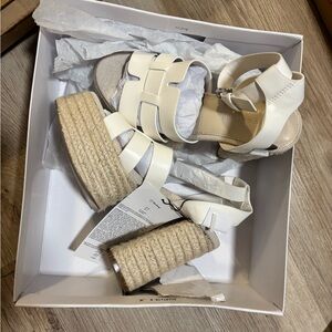 The Drop Wedge Sandals